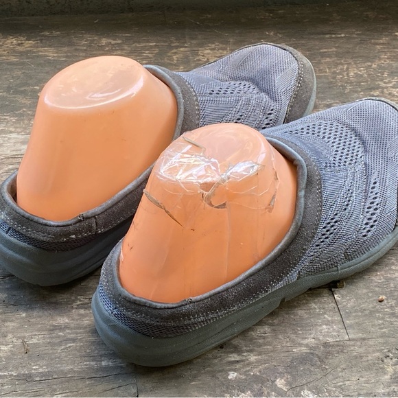 SKECHERS 49005 Womens RELAXED SERENITY Blue Gray Slip-on Mule Clog Shoed SZ 9.5 - Picture 6 of 11